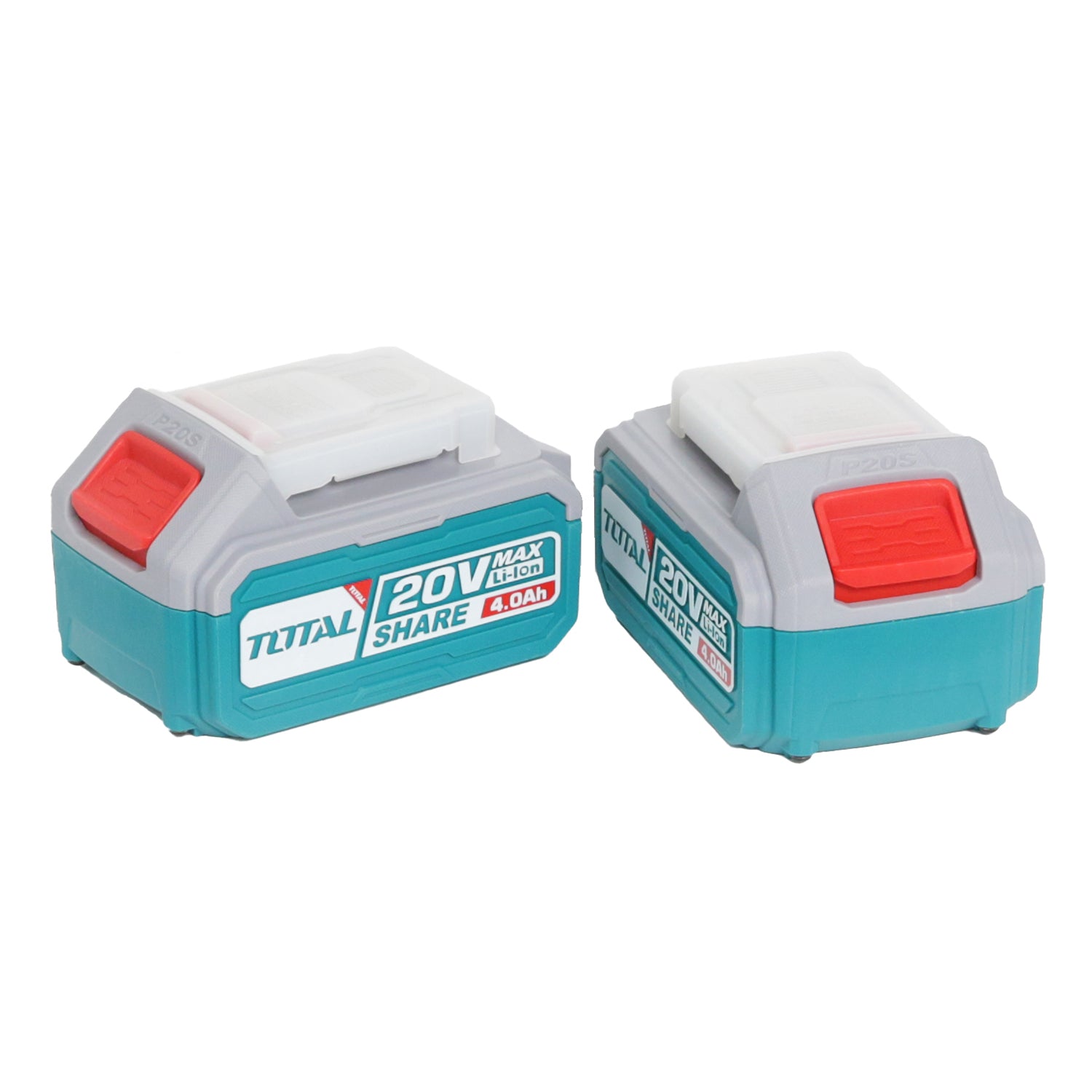 Total Li-Ion 20V 4.0Ah Battery Pack (Pack of 2) - TOSLI240312E