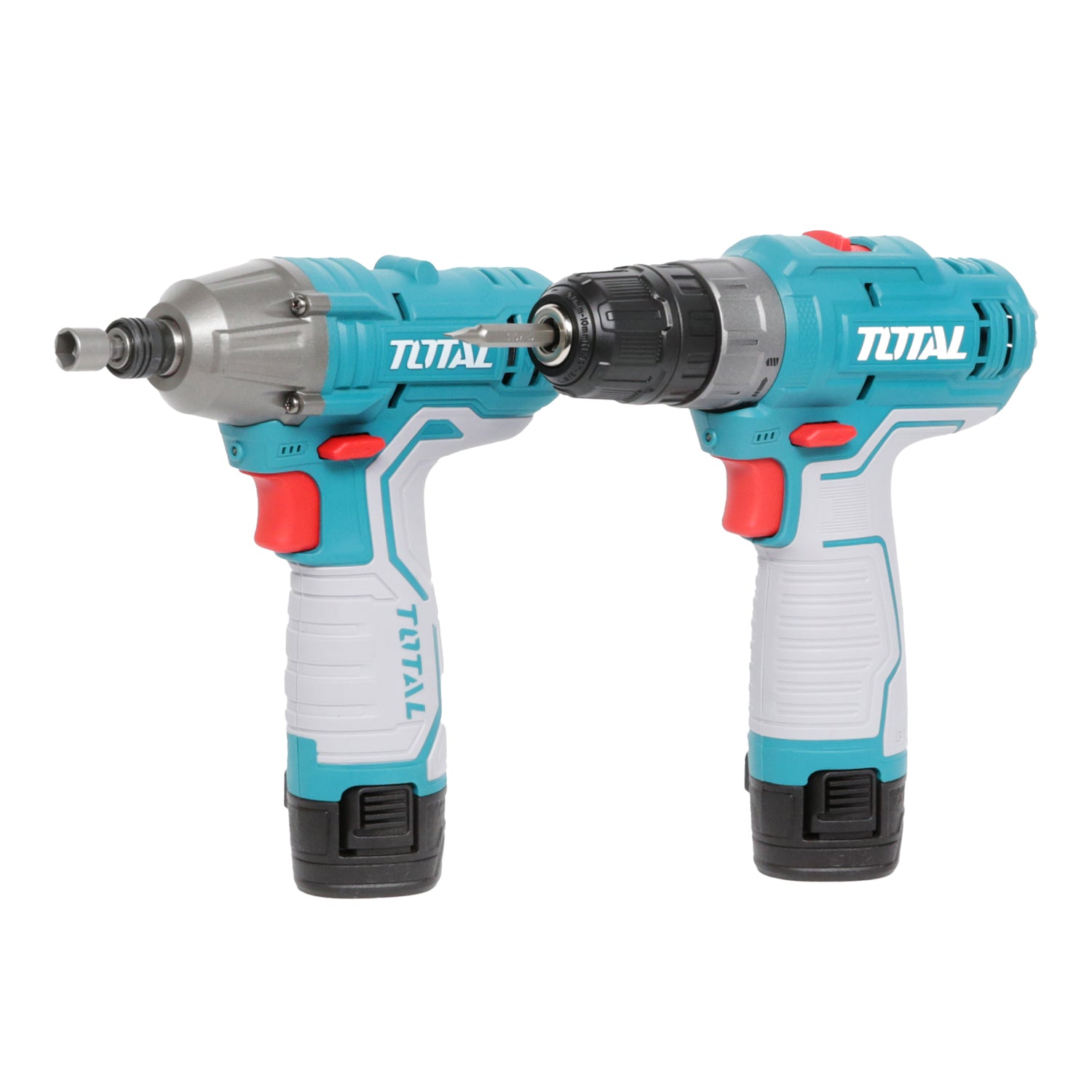 Total Li-Ion 12V Cordless 2 Pcs Combo Kit (with 2 x Batteries) - TOSLI240586E