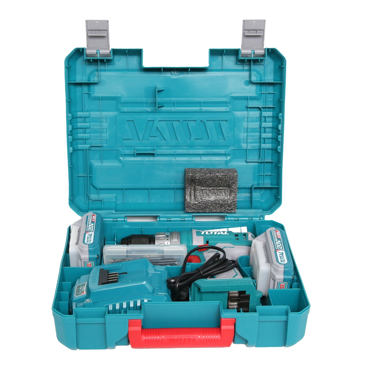 Total Li-Ion 20V Impact Drill (with 2 x Batteries & Charger) - TIDLI201452E