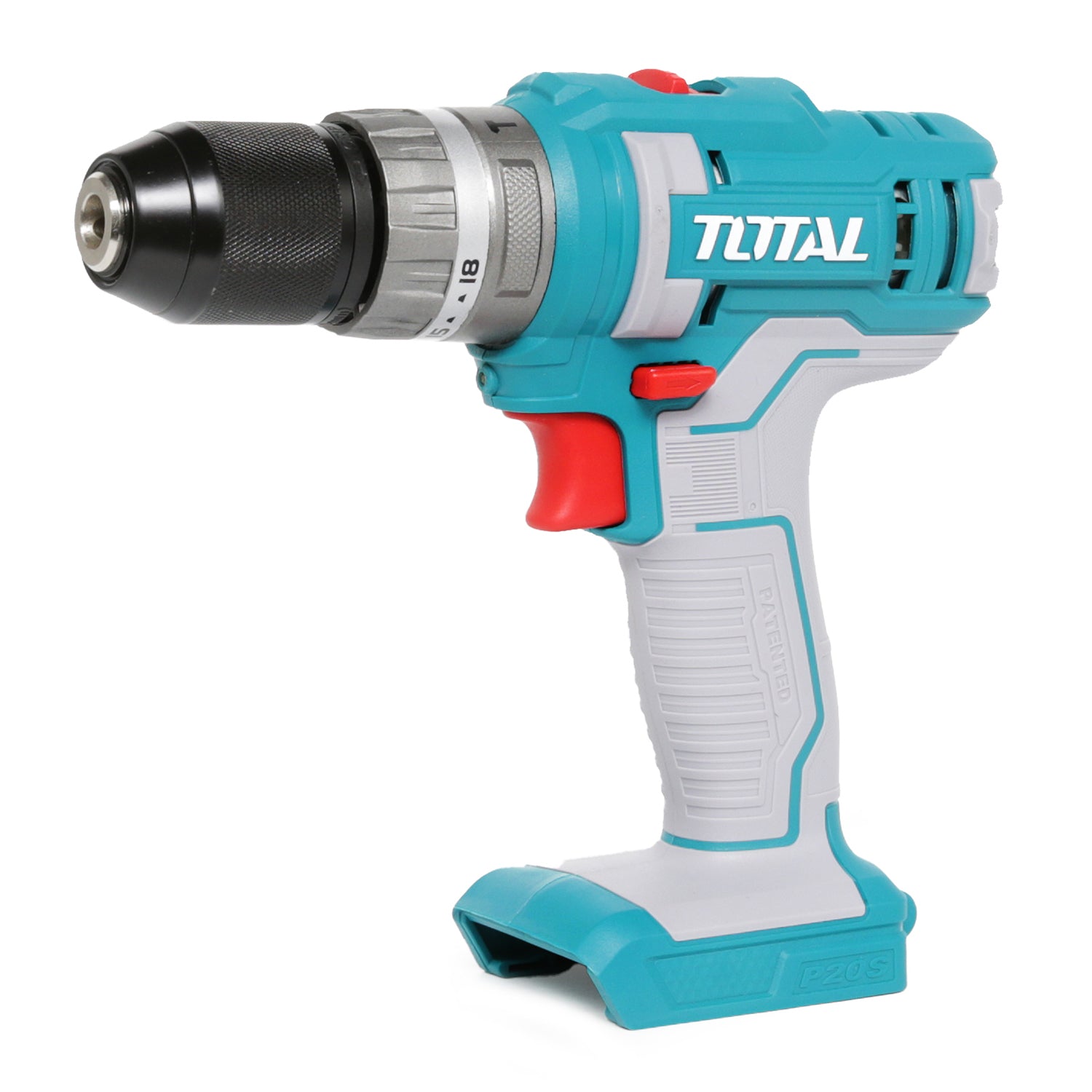 Total Li-Ion 20V Impact Drill (with 2 x Batteries & Charger) - TIDLI201452E