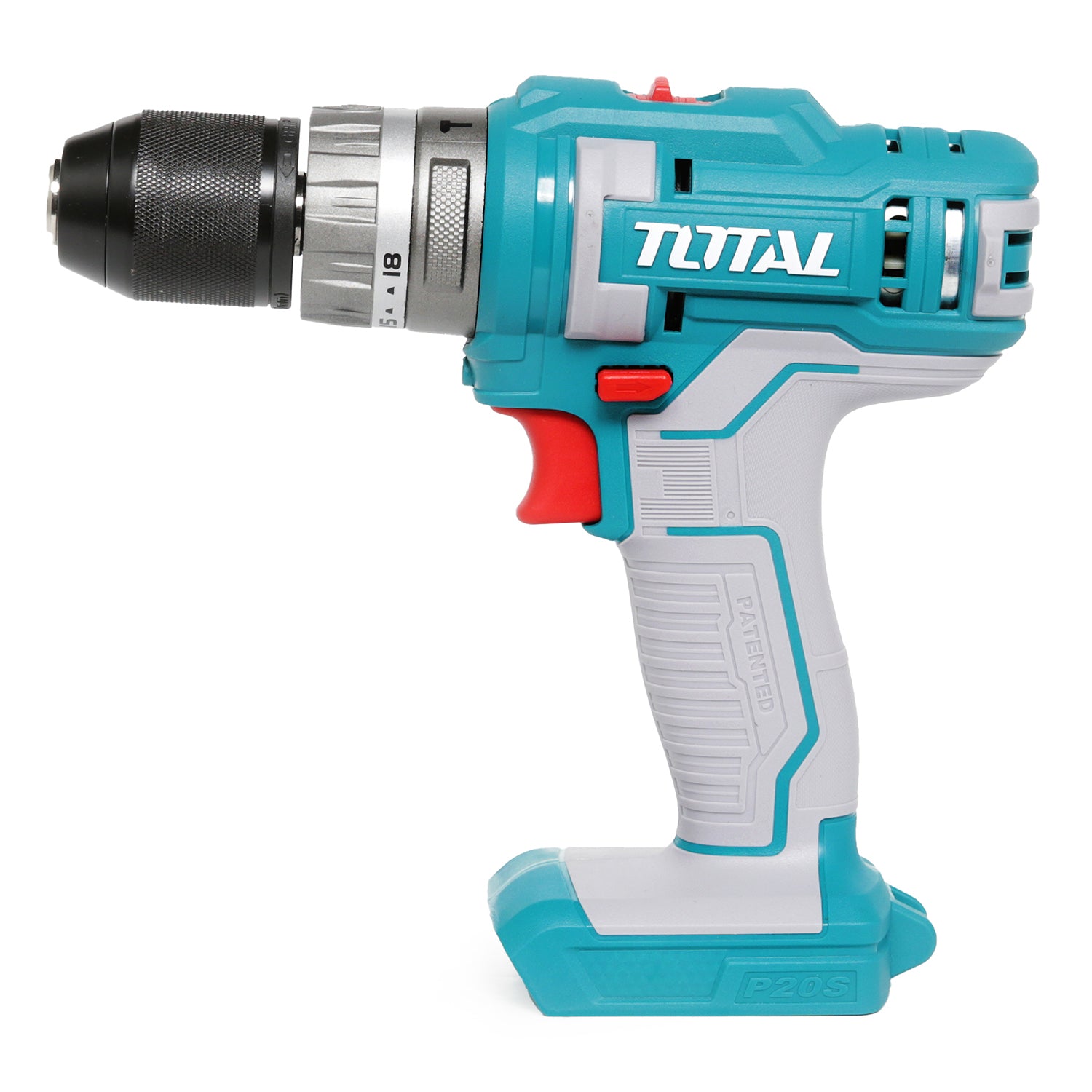 Total Li-Ion 20V Impact Drill (with 2 x Batteries & Charger) - TIDLI201452E