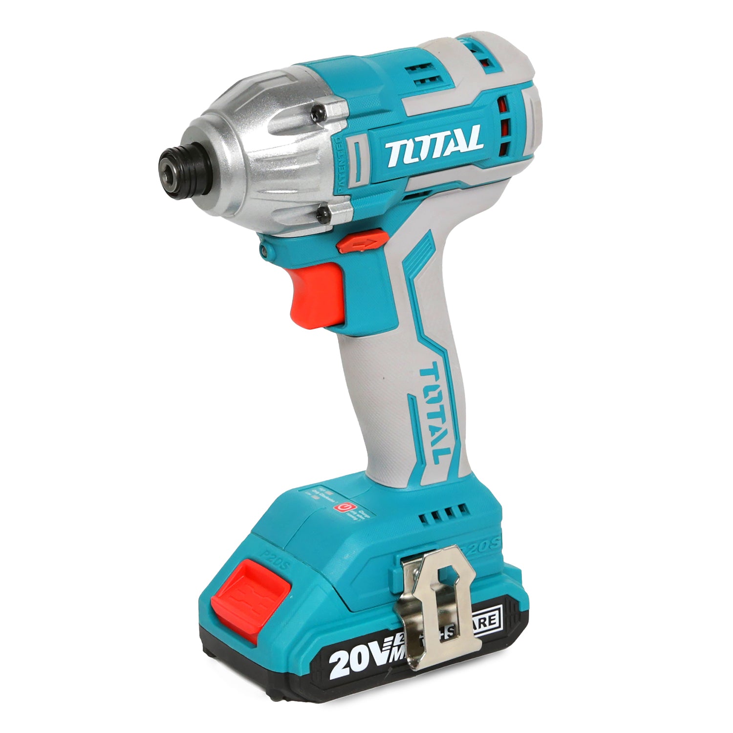 Total Li-Ion 20V Impact Driver (with 2 x Batteries & Charger) - TIRLI2002