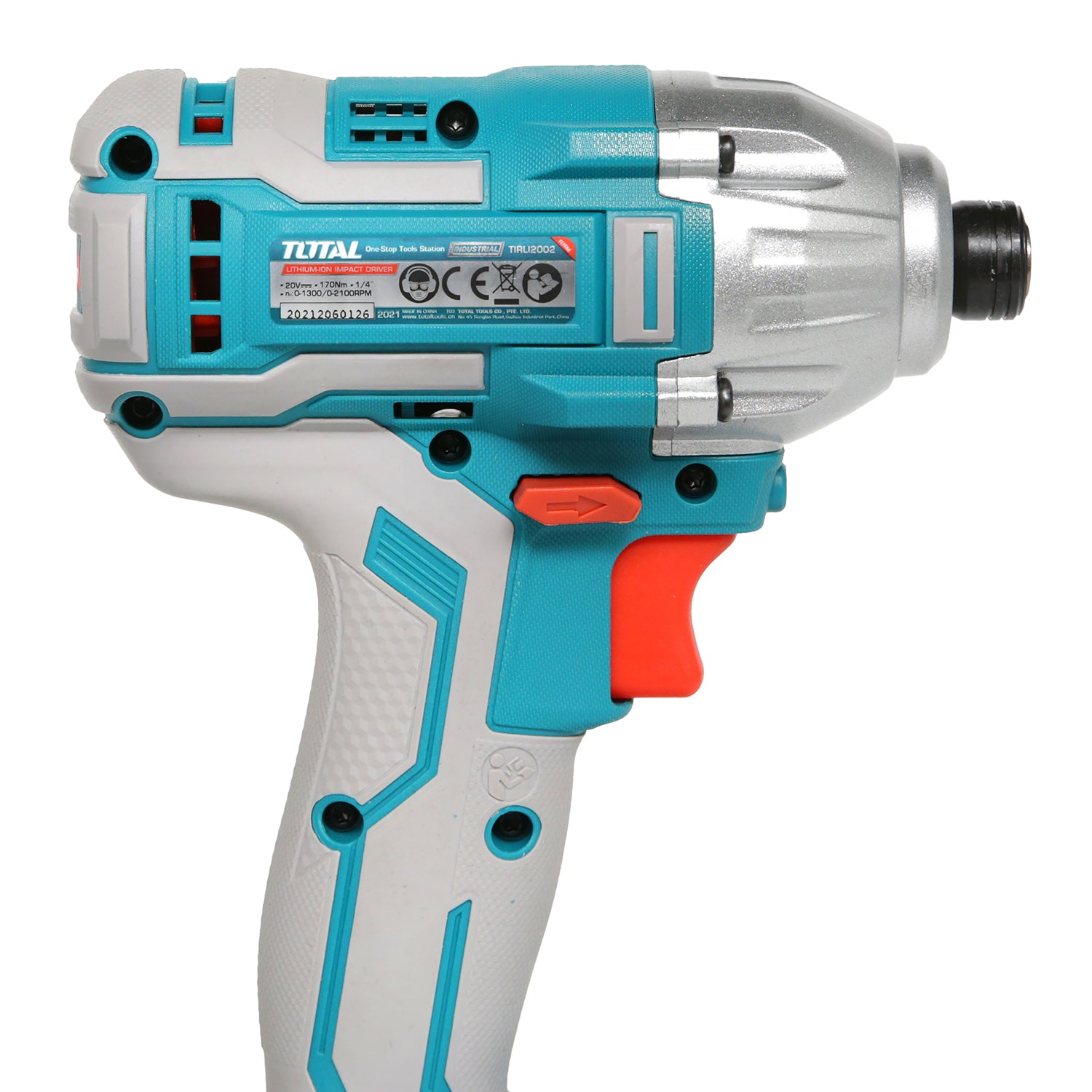 Total Li-Ion 20V Impact Driver (with 2 x Batteries & Charger) - TIRLI2002