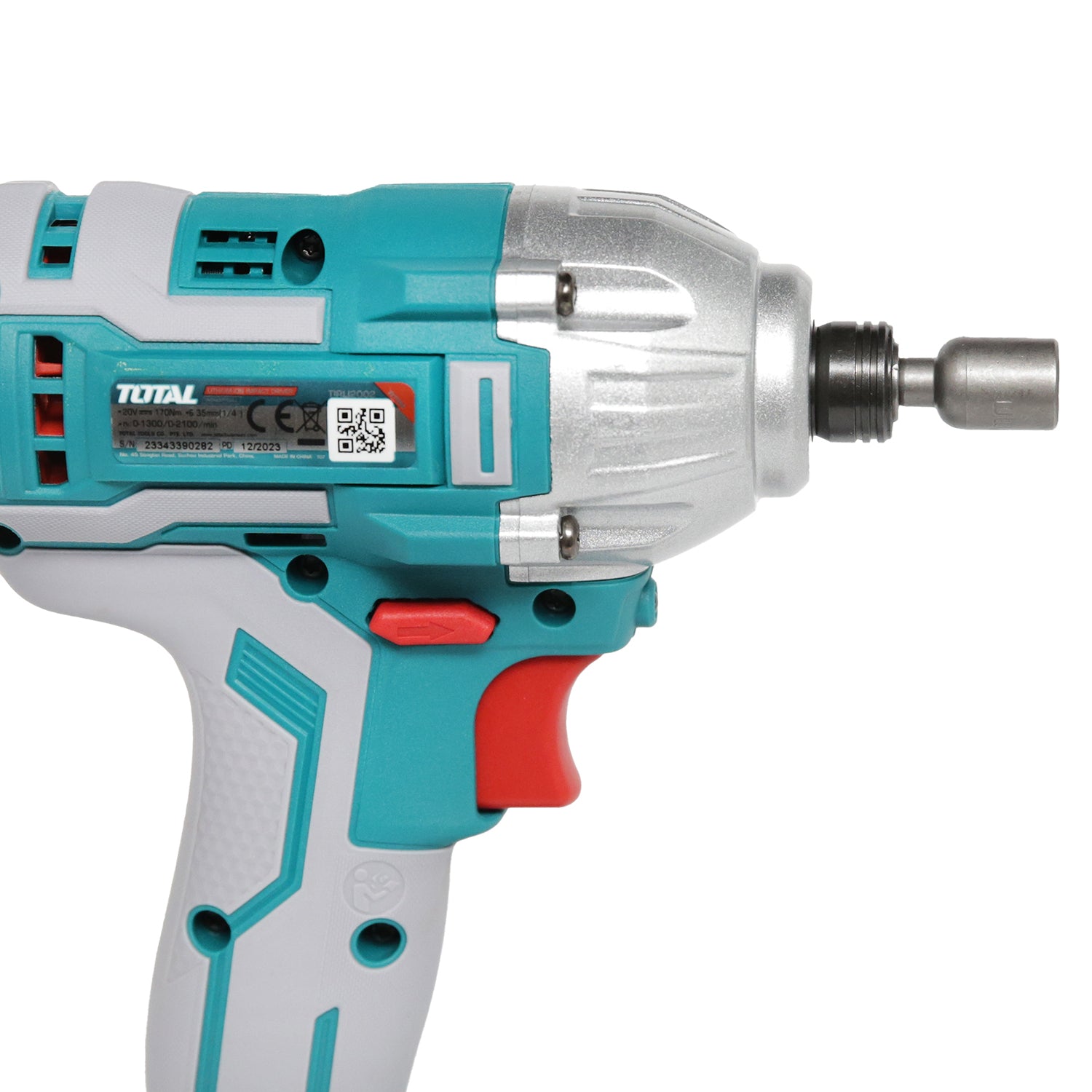 Total Li-Ion 20V Impact Driver (with 2 x Batteries & Charger) - TIRLI2002