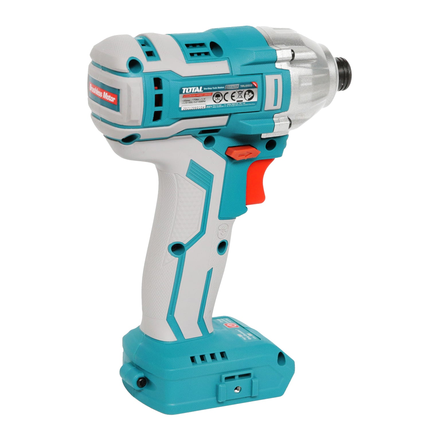 Total Li-Ion 20V Impact Driver (with 2 x Batteries & Charger) - TIRLI2002