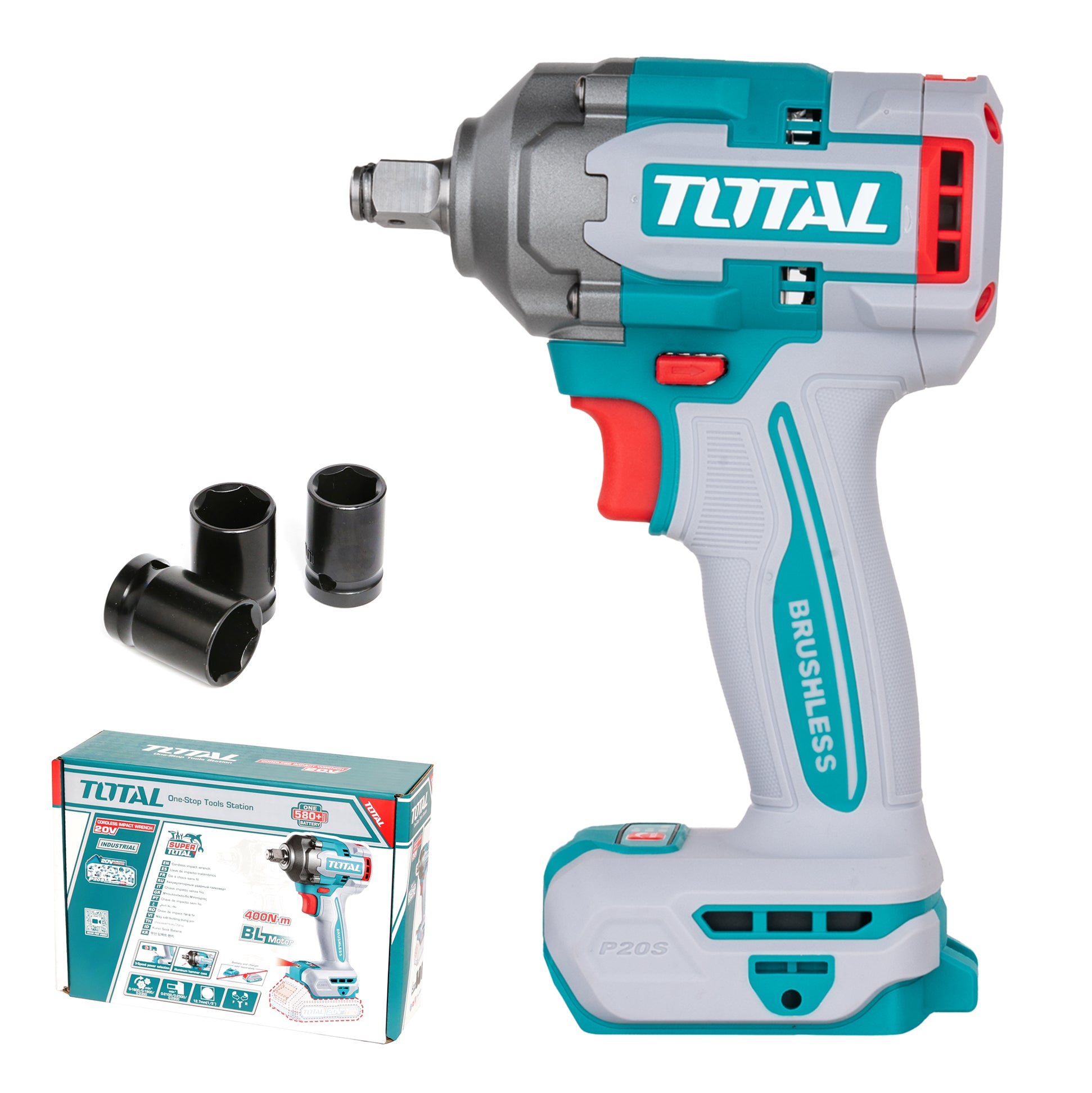 Total Li-Ion 20V Impact Wrench (Battery Not Included) - TIWLI20401