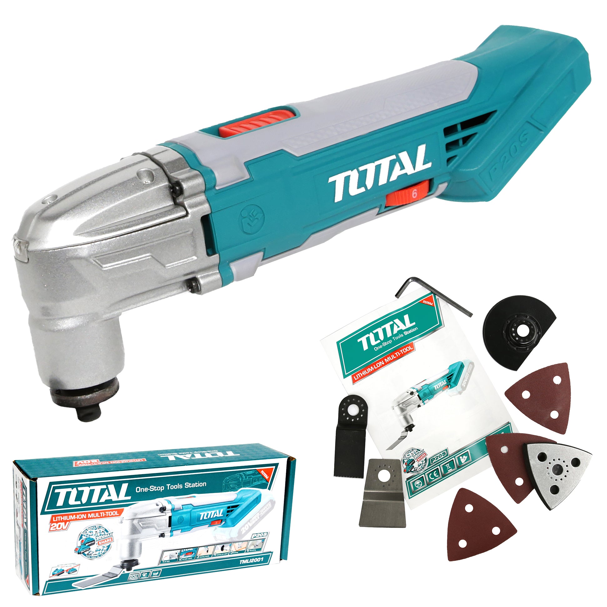 Total Li-Ion 20V Multifunction Tool (Battery not included) - TMLI2001