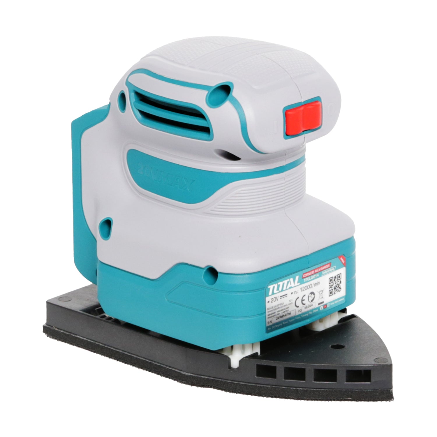 Total Li-Ion 20V Cordless Palm Sander (Battery Not Included) - TPSLI2014