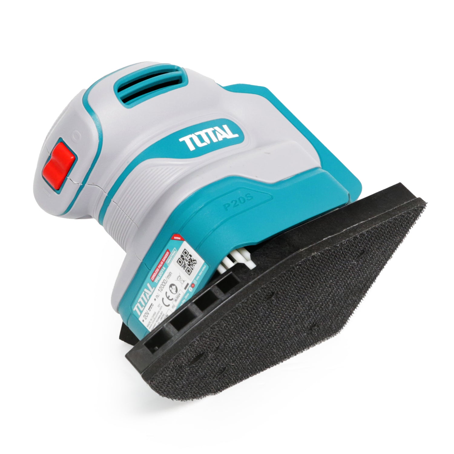 Total Li-Ion 20V Cordless Palm Sander (Battery Not Included) - TPSLI2014