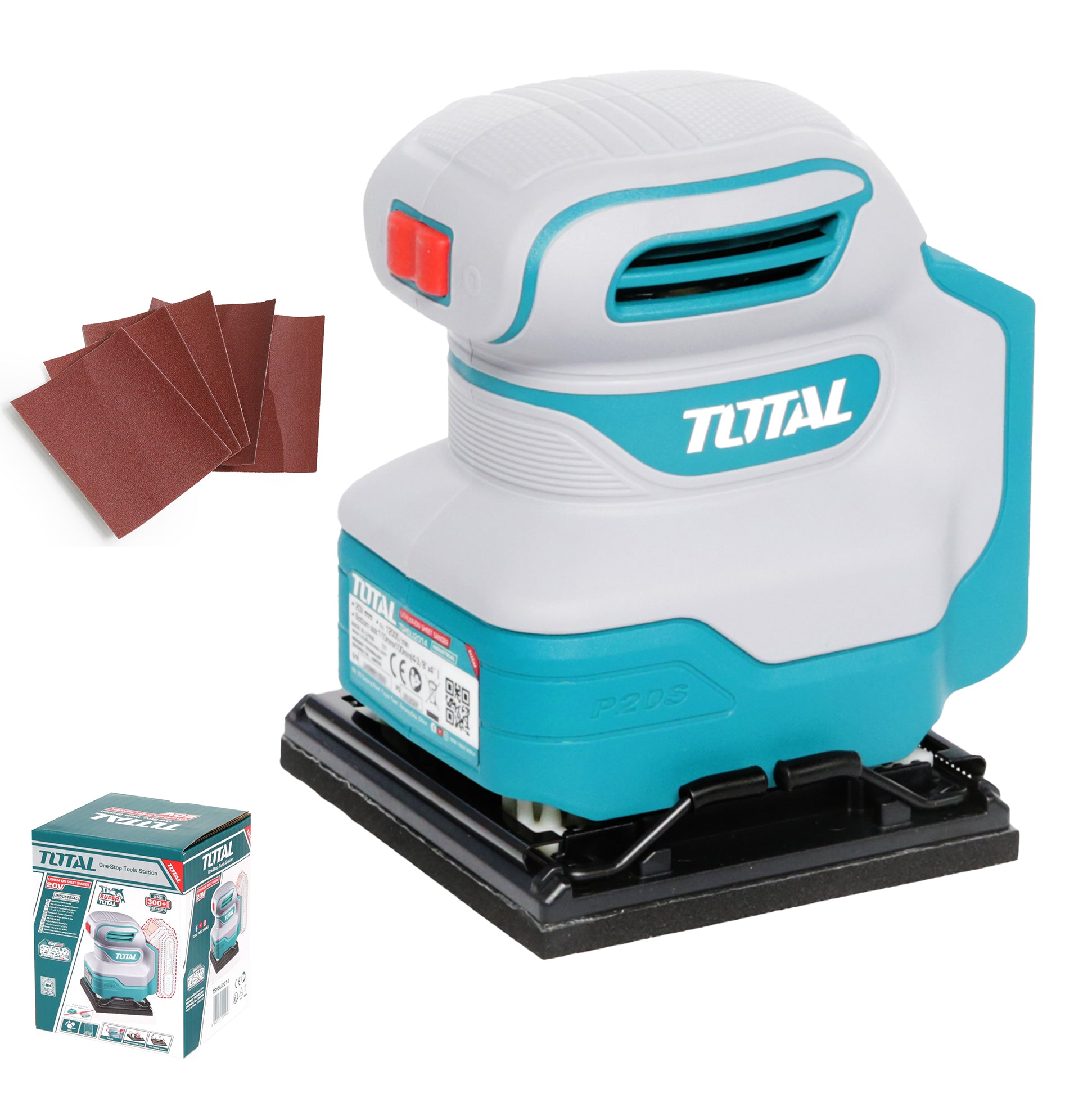 Total Li-Ion 20V Sheet Sander (Battery Not Included) - TSHSLI2014