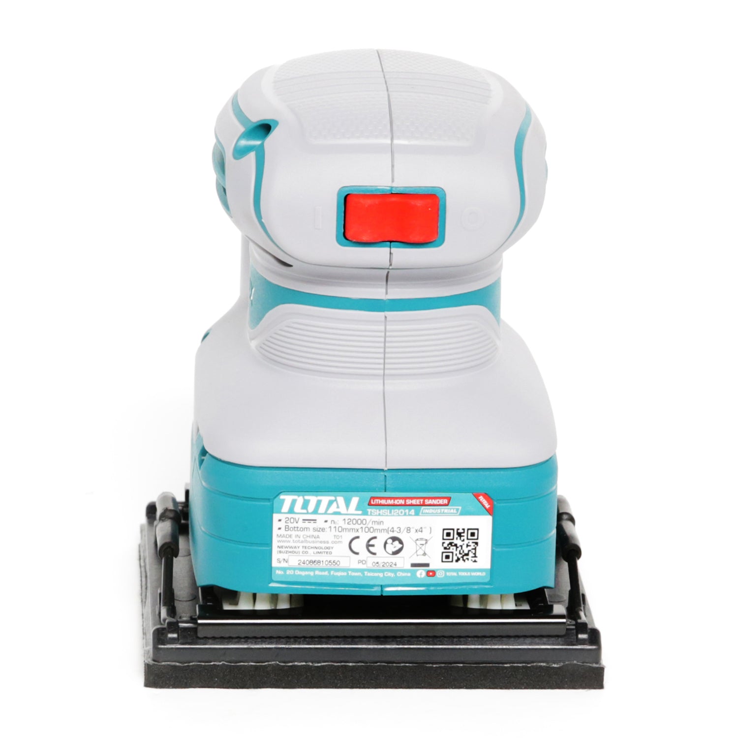 Total Li-Ion 20V Sheet Sander (Battery Not Included) - TSHSLI2014