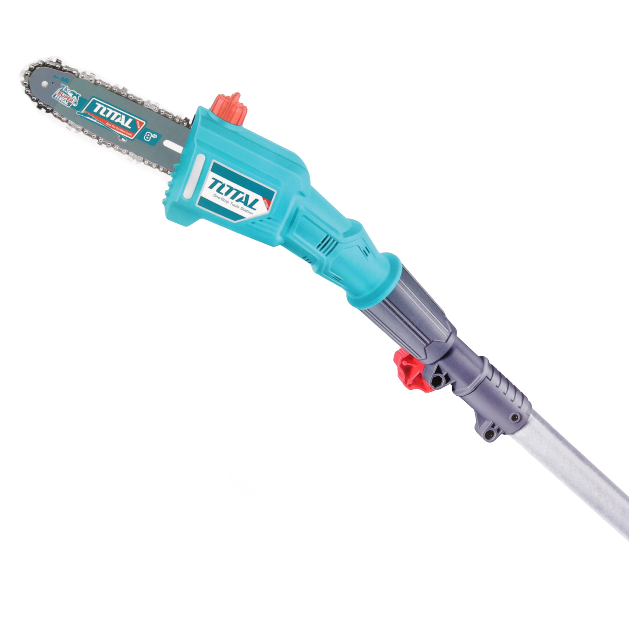 Total Li-Ion 20V Pole Saw with Pole Hedge Trimmer (with Battery & Charger) - TPTS201681