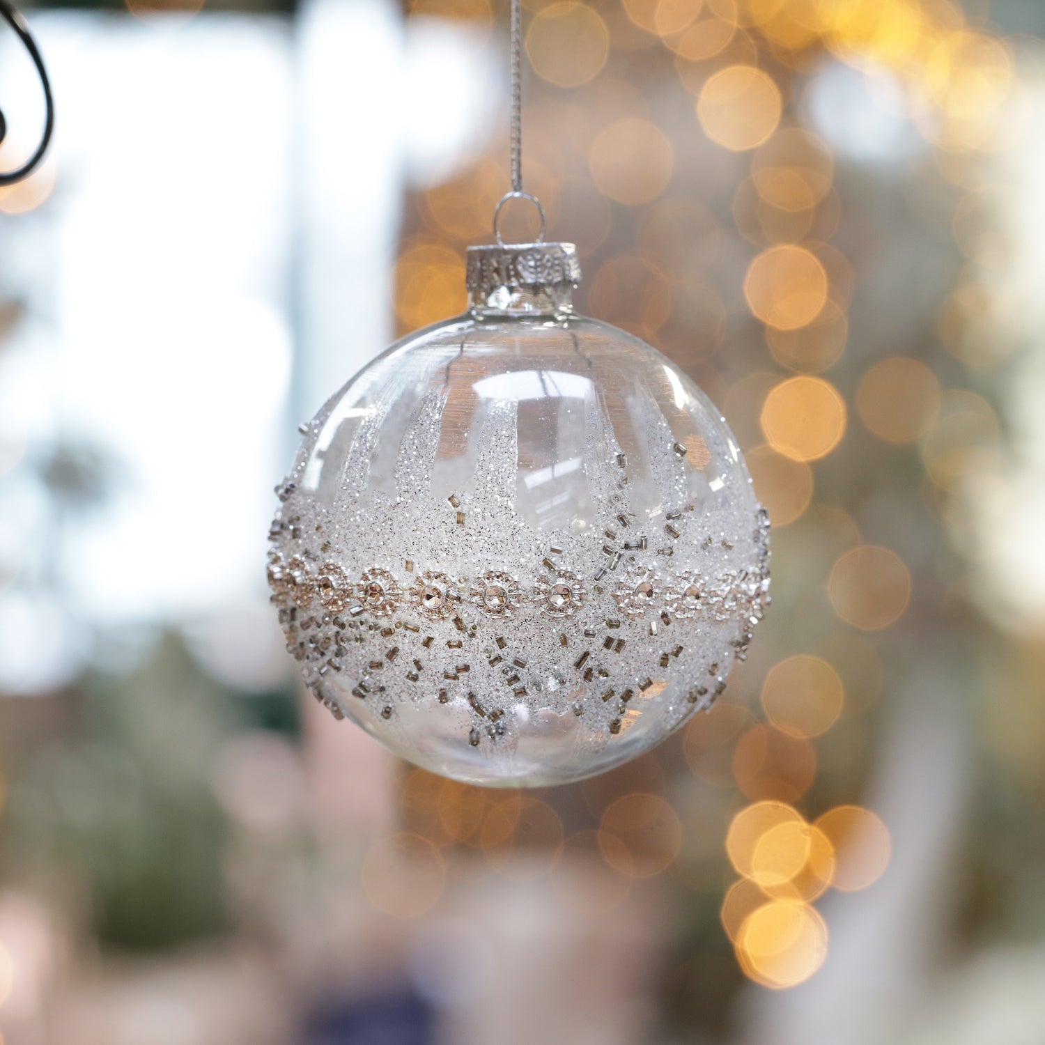 Christmas deals clear baubles