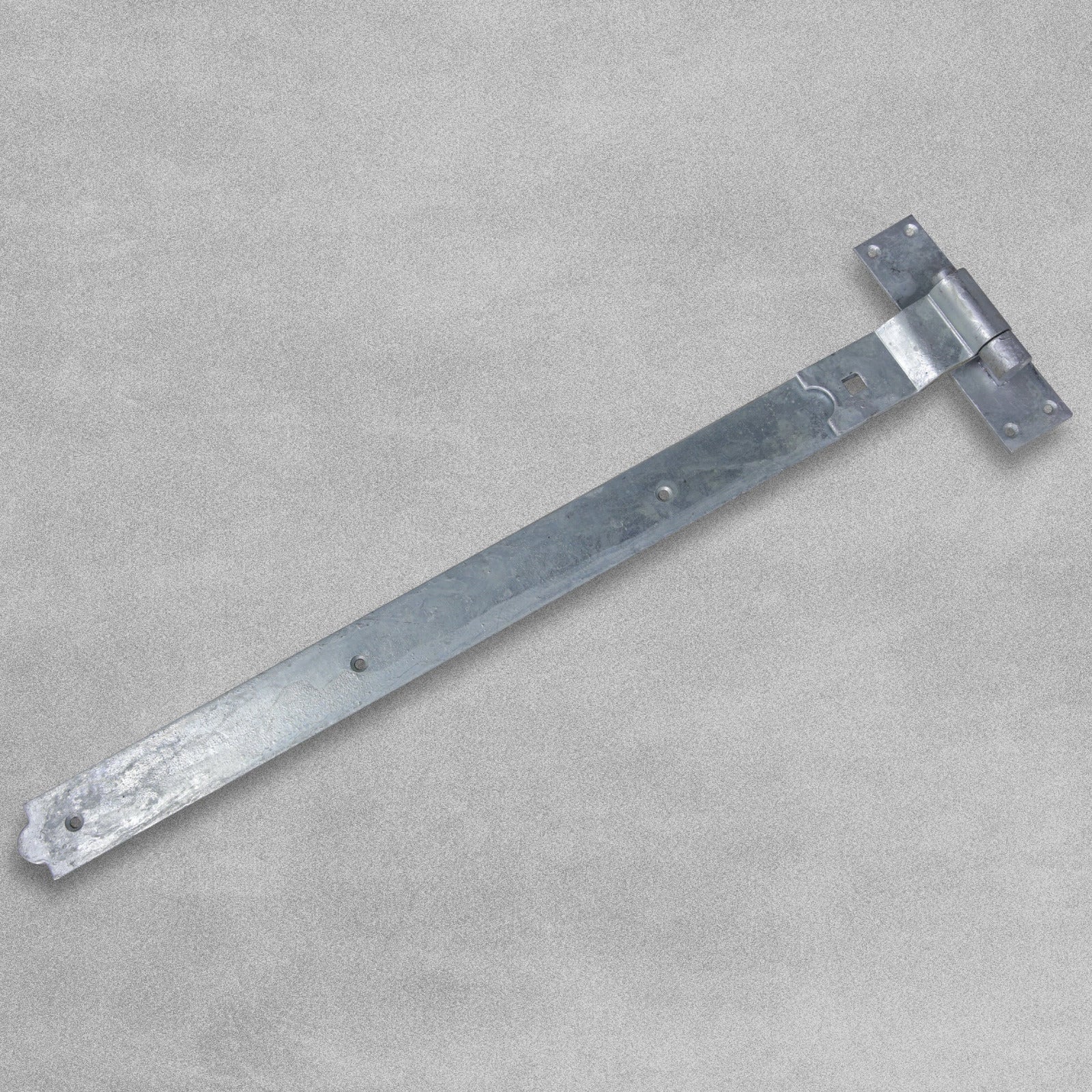 760mm/30" Cranked Band & Hook Plate Galvanised Heavy Duty Gate Hinge