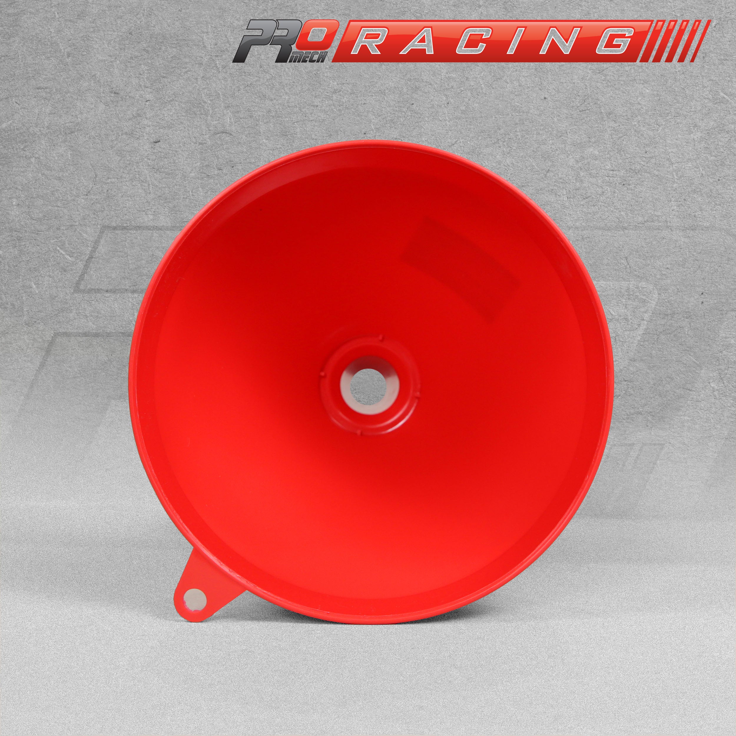 Pro Mech Large 250mm fixed spout Quick Fill Funnel - red