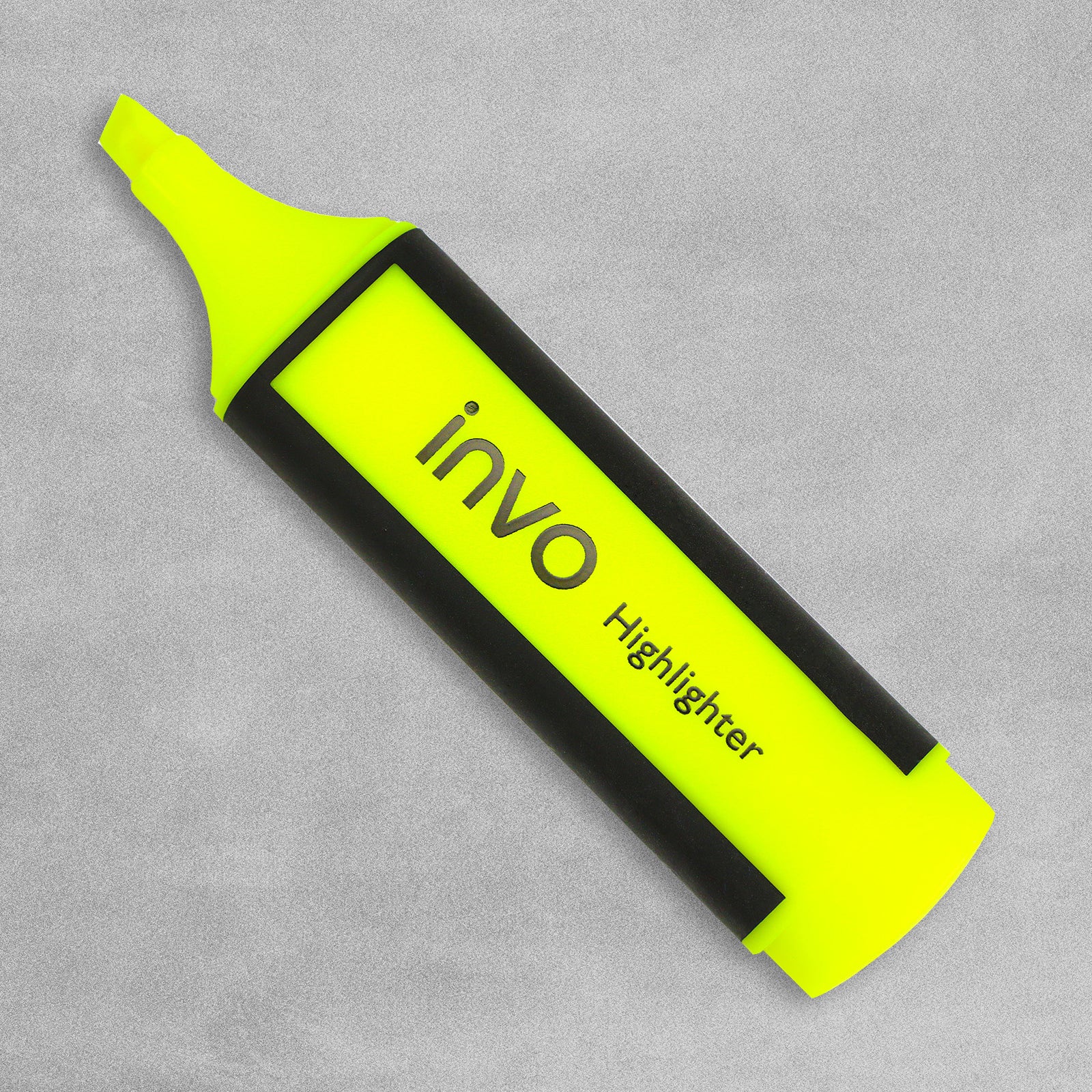 INVO Chisel Tip Highlighters Yellow Ink - Pack of 4