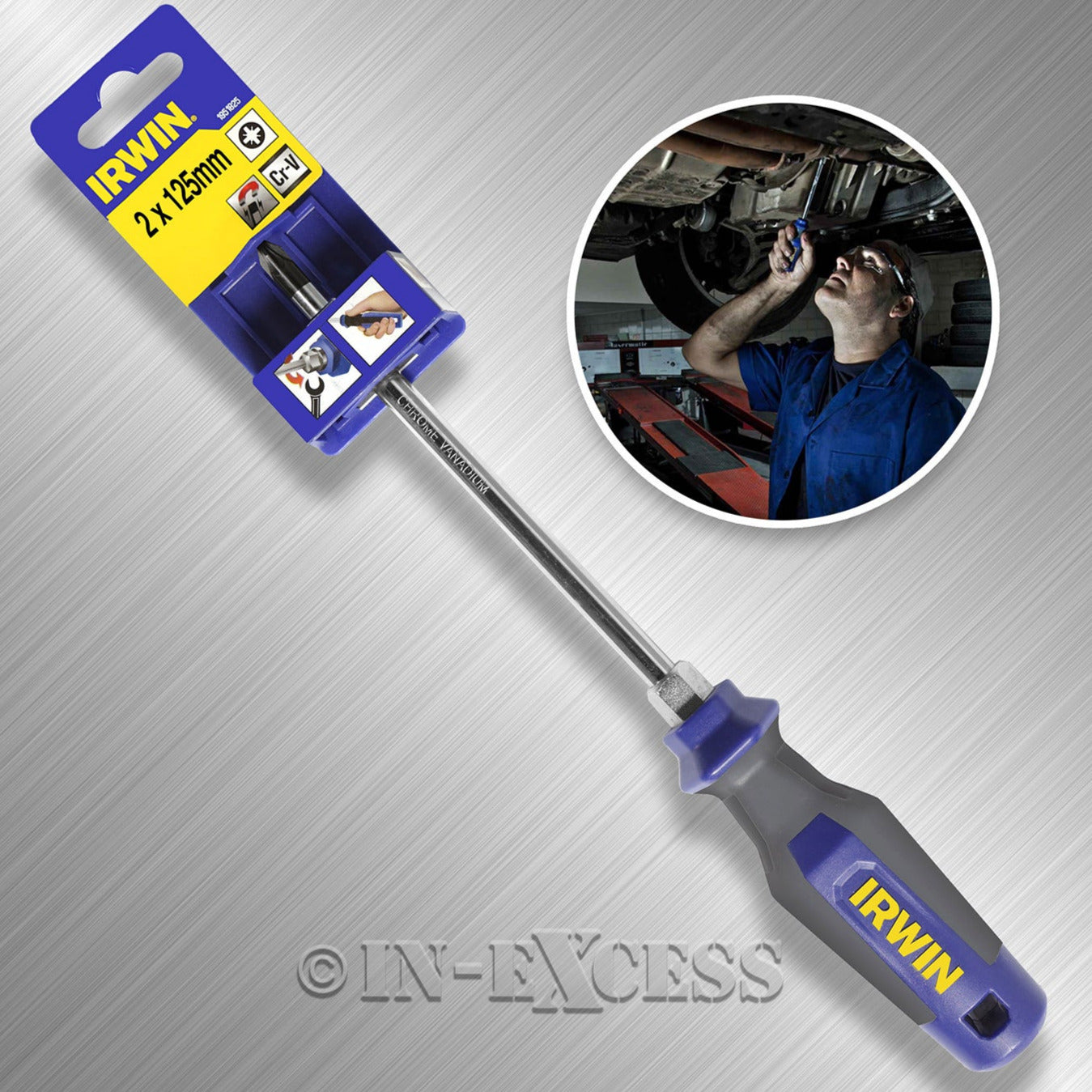 Pozidrive Pro Comfort Screwdriver #2x125mm