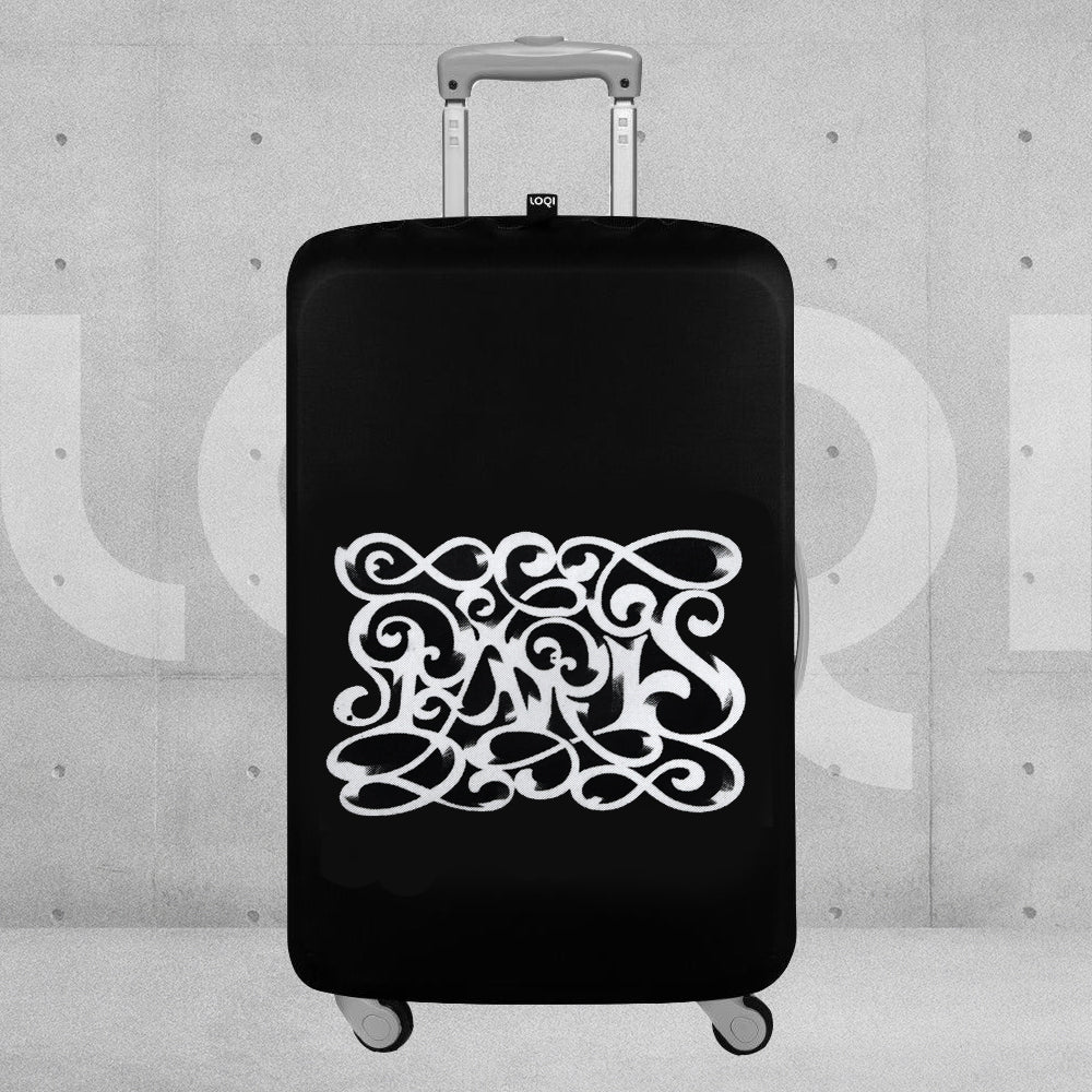 Loqi Luggage Cover - Paris Art Deco