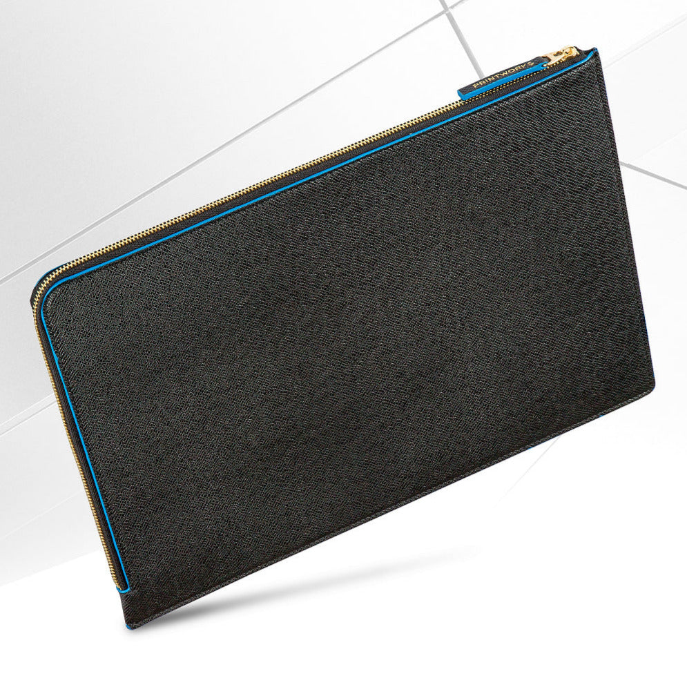 Printworks Laptop Case 10-12" - Black/Blue