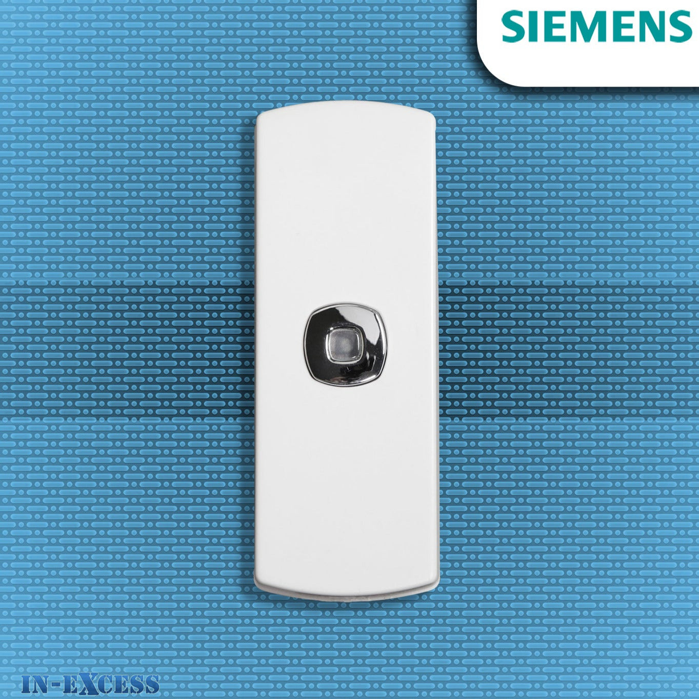 Siemens Azure Wirefree Portable Door Bell Chime Kit JSJS-216 - With JSJS-104W Bell Push