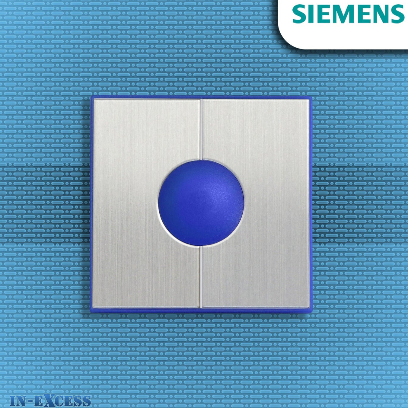 Siemens Bell Push Wirefree Stainless Steel Effect Doorbell - JSJS-110 (DCBP8)